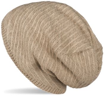 styleBREAKER Unisex Strick Beanie Mütze mit Thermo-Fleece Innenfutter, Einfarbige Winter, Uni Strickmütze 04024176