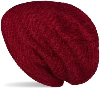 styleBREAKER Unisex Strick Beanie Mütze mit Thermo-Fleece Innenfutter, Einfarbige Winter, Uni Strickmütze 04024176