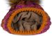 styleBREAKER Unisex Strick Bommelmütze bunt gemustert mit Alpaka Anteil und Fleece Futter, Winter Fellbommel Mütze 04024179