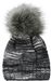 styleBREAKER Unisex Strick Bommelmütze bunt gemustert mit Alpaka Anteil und Fleece Futter, Winter Fellbommel Mütze 04024179