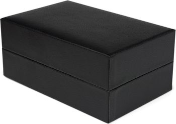 styleBREAKER Schmuckschatulle mit glänzender Oberfläche, 5 Steckplätze für Armband Ohrringe Ring Kette, zum Aufklappen 05050100