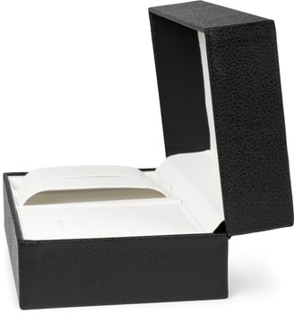 styleBREAKER Schmuckschatulle mit glänzender Oberfläche, 5 Steckplätze für Armband Ohrringe Ring Kette, zum Aufklappen 05050100