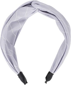styleBREAKER Damen Haarreif mit edlem Nadelstreifen Muster und Twist Knoten, Retro Look, Haarband, Haarschmuck 04027029
