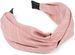 styleBREAKER Damen Haarreif mit edlem Nadelstreifen Muster und Twist Knoten, Retro Look, Haarband, Haarschmuck 04027029