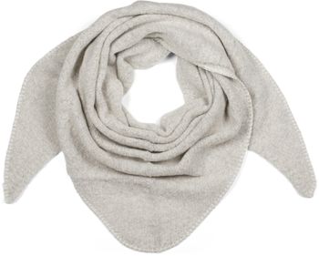 styleBREAKER Damen Strick Dreieckstuch meliert | großes Halstuch 188x80 cm | weiche Viskose & Wolle | wärmendes Schultertuch für Herbst & Winter