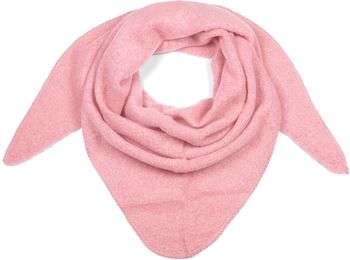 styleBREAKER Damen Großer Strick Dreieck Schal einfarbig meliert | Weiches warmes Winter Dreiecktuch | Strickschal aus Viskose Wolle für kuschlige Looks