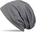 styleBREAKER Unisex Slouch Beanie Mütze One Size | Weicher Baumwollmix & Elastisch | Leichte Longbeanie für Sommer & Übergang | Atmungsaktiv & Einfarbig