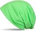 styleBREAKER Unisex Slouch Beanie Mütze One Size | Weicher Baumwollmix & Elastisch | Leichte Longbeanie für Sommer & Übergang | Atmungsaktiv & Einfarbig