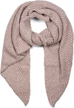 styleBREAKER Damen weicher Web Schal mit Zick Zack Zacken Muster in asymmetrischer Form, warm Winter, Stola 01017129