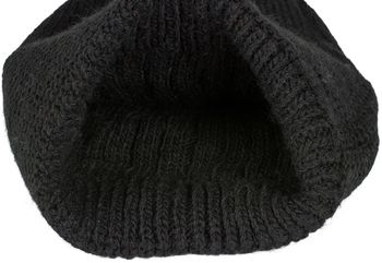 styleBREAKER Unisex Strick Loop Schal und Mütze Set, Einfarbiger Strickschal mit Beanie Strickmütze, Winter 01018214