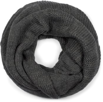 styleBREAKER Unisex Strick Loop Schal und Mütze Set, Einfarbiger Strickschal mit Beanie Strickmütze, Winter 01018214