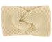styleBREAKER Damen Feinstrick Stirnband mit Twist Knoten, Krausstrick Muster, warmes Winter Haarband, Headband 04026054
