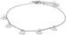 styleBREAKER Damen Edelstahl Armkette mit 5 Münz-Anhängern und Gliederkette, Schmuck, Ankerkette, Medaillons 05040187