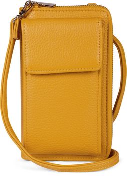 styleBREAKER Damen Mini Bag Geldbörse mit RFID Schutz und Handyfach | Crossbody Umhängetasche mit Schultergurt | Portemonnaie und Handytasche in einem | 19 x 11 x 5,5 cm
