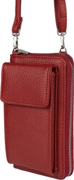 styleBREAKER Damen Mini Bag Geldbörse mit RFID Schutz und Handyfach | Crossbody Umhängetasche mit Schultergurt | Portemonnaie und Handytasche in einem | 19 x 11 x 5,5 cm
