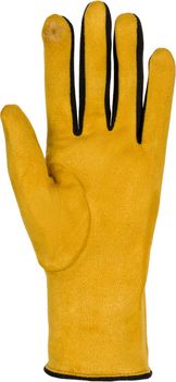 styleBREAKER Damen Touchscreen Handschuhe mit Farbkontrast und Fleece Futter | warme Winterhandschuhe | weiche elastische Thermo Fingerhandschuhe