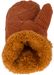 styleBREAKER Damen warme Winter Strick Fäustlinge, Handschuhe mit Rauten Muster, Thermo Fleece, Strickhandschuhe 09010031