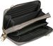 styleBREAKER Damen 2 in 1 Mini Bag Umhängetasche mit genarbter Oberfläche, Geldbörse, Handytasche, Schultertasche 02012364