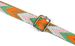 styleBREAKER Schmaler Taschen Schulterriemen verstellbar mit buntem Zick-Zack Muster, Wechsel Taschengurt, Unisex 02013023