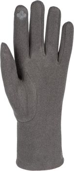 styleBREAKER Damen Touchscreen Handschuhe mit Teddyfell am Saum und Fleece Futter, warme Fingerhandschuhe, Winter 09010034