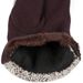 styleBREAKER Damen Touchscreen Handschuhe mit Fischgrät Muster und Fleece Futter, warme Fingerhandschuhe, Winter 09010036