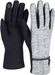 styleBREAKER Damen Touchscreen Handschuhe mit Fischgrät Muster und Fleece Futter, warme Fingerhandschuhe, Winter 09010036