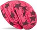 styleBREAKER Unisex Stoff Beanie Mütze mit Sterne Splat Style Print, Leichte Longbeanie mit Farbspitzer Muster 04024185