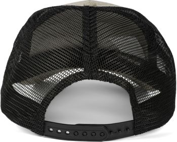 styleBREAKER Unisex 6-Panel Snapback Cap meliert mit Mesh Einsatz hinten, Baseball Cap, Basecap, verstellbar 04023079