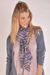 styleBREAKER Damen Schal mit bunt überlappendem Streifen Muster, leichtes Tuch, Stola 01016205