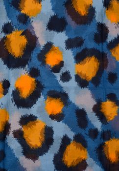 styleBREAKER Damen Schal mit Abstraktem Oversize Leo Print und kurzen Fransen, leichtes Tuch, Stola 01016207