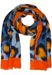 styleBREAKER Damen Schal mit Abstraktem Oversize Leo Print und kurzen Fransen, leichtes Tuch, Stola 01016207