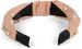 styleBREAKER Damen Stoff Haarreif mit Perlen Applikation, Knotendetail, Headband, Haarschmuck, Retro Look 04027034