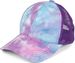 styleBREAKER Damen Ponytail Baseball Cap im Batik Look mit Mesh Einsatz | Verstellbare Basecap mit Klettverschluss | Einheitsgröße für Erwachsene und Teenager