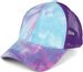 styleBREAKER Damen Ponytail Baseball Cap im Batik Look mit Mesh Einsatz | Verstellbare Basecap mit Klettverschluss | Einheitsgröße für Erwachsene und Teenager