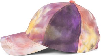 styleBREAKER Damen Baseball Cap mit Batik Muster | 6-Panel Sommer Basecap Baumwolle | Cappy mit Schirm verstellbar | Jedes Cap ein Unikat