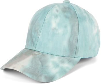 styleBREAKER Damen Baseball Cap mit Batik Muster | 6-Panel Sommer Basecap Baumwolle | Cappy mit Schirm verstellbar | Jedes Cap ein Unikat