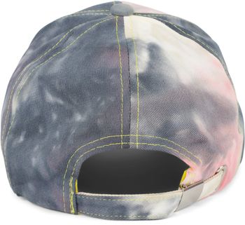 styleBREAKER Damen Baseball Cap mit Batik Muster | 6-Panel Sommer Basecap Baumwolle | Cappy mit Schirm verstellbar | Jedes Cap ein Unikat