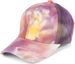 styleBREAKER Damen Baseball Cap mit Batik Muster | 6-Panel Sommer Basecap Baumwolle | Cappy mit Schirm verstellbar | Jedes Cap ein Unikat