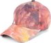 styleBREAKER Damen Baseball Cap mit Batik Muster | 6-Panel Sommer Basecap Baumwolle | Cappy mit Schirm verstellbar | Jedes Cap ein Unikat