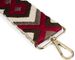 styleBREAKER Taschen Schulterriemen verstellbar mit buntem Ethno Muster, Wechsel Taschengurt, Karabiner, Handyband 02013024