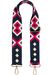 styleBREAKER Taschen Schulterriemen verstellbar mit buntem Ethno Muster, Wechsel Taschengurt, Karabiner, Handyband 02013024