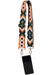 styleBREAKER Taschen Schulterriemen verstellbar mit buntem Ethno Muster, Wechsel Taschengurt, Karabiner, Handyband 02013024