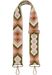 styleBREAKER Taschen Schulterriemen verstellbar mit buntem Ethno Muster, Wechsel Taschengurt, Karabiner, Handyband 02013024