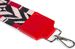 styleBREAKER Breiter Taschen Schulterriemen verstellbar mit buntem Azteken Muster, Wechsel Taschengurt, Karabiner, Unisex 02013025