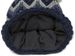 styleBREAKER Damen Strick Bommelmütze mit Zick-Zack Muster und Fleece Futter, Winter Fellbommel Mütze, Strickmütze 04024188