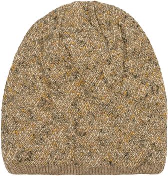 styleBREAKER Unisex Strick Beanie Mütze mit buntem Dreieck Muster, Thermo-Fleece Innenfutter, Winter Strickmütze 04024189