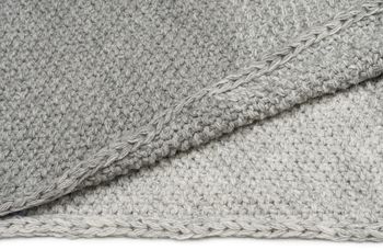 styleBREAKER Damen Strick Loop Schal 2-Farbig mit Ombre Farbverlauf, Reiskorn Strickmuster, warmer Winter Strickschal 01018165