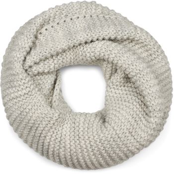 styleBREAKER Damen Strick Loop Schal Einfarbig mit Linksstrick Muster, warmer Winter Strickschal, Schlauchschal 01018166