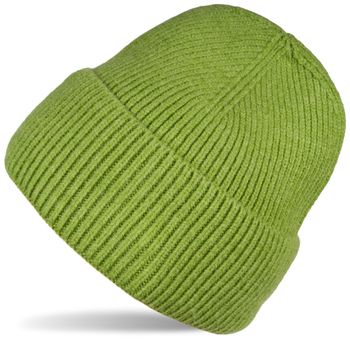 styleBREAKER Unisex Strickmütze mit Rippenmuster und breiter Krempe | Doppelt gestrickte Beanie Wintermütze | Warme Feinstrick Haube für Damen und Herren in vielen Farben
