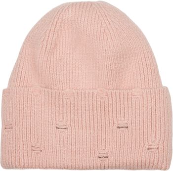 styleBREAKER Unisex Strickmütze mit Rippenmuster und Rissen im Destroyed Look, Thermo-Fleece Innenfutter, Beanie 04024191